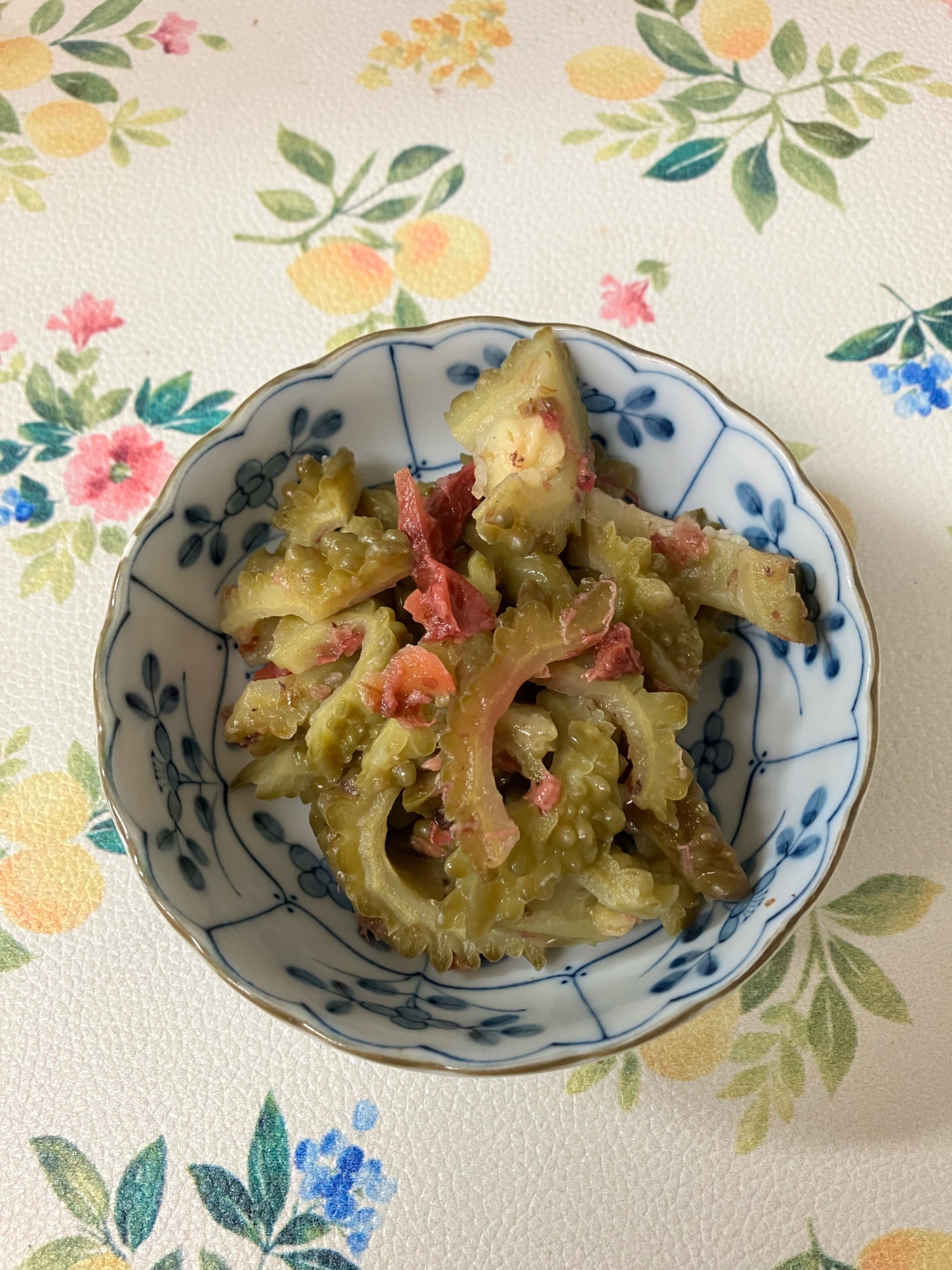 ゴーヤの梅おかか和え
