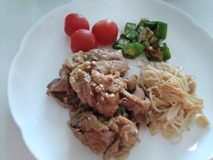 大さじ２の生姜焼き！辛くないかドキドキしながら食べました。
おいしかったです( ꈍᴗꈍ)
レシピありがとうございました。