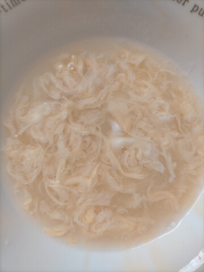 生姜たっぷりかき玉スープ
