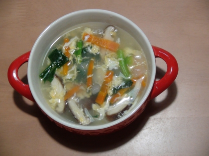 身体ポカポカ☆野菜玉子クッパ☆