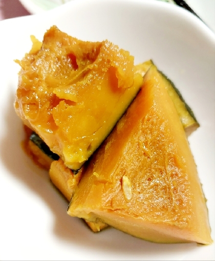砂糖なし✿⁠みりん黒酢めんつゆ✿⁠炊飯器で南瓜煮