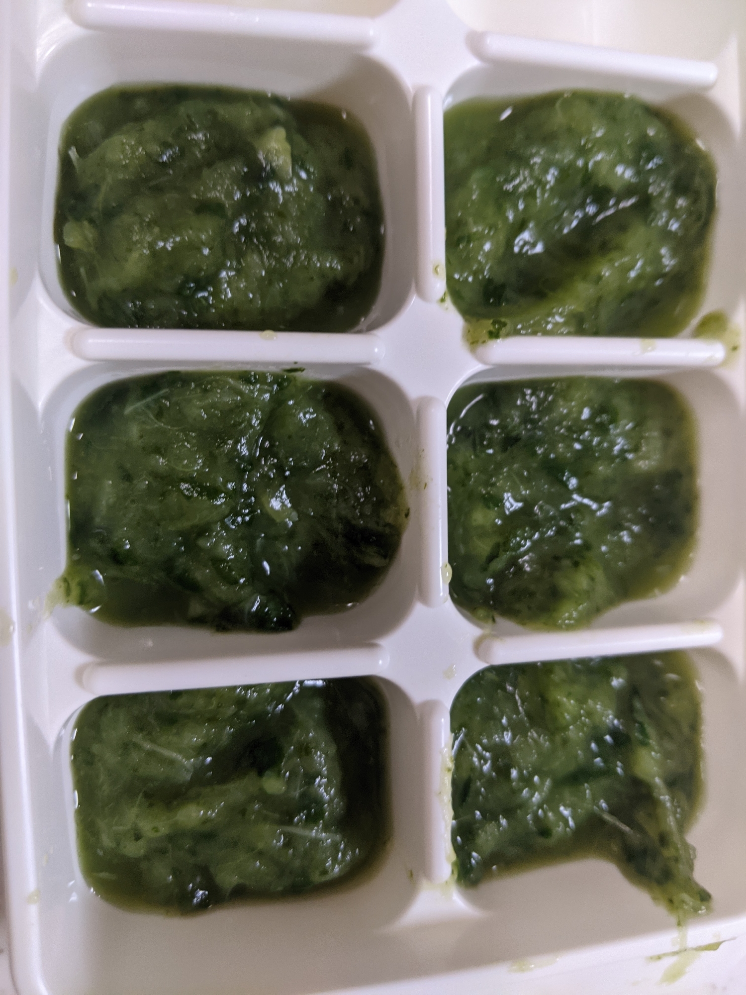 離乳食初期★小松菜とキャベツのペースト