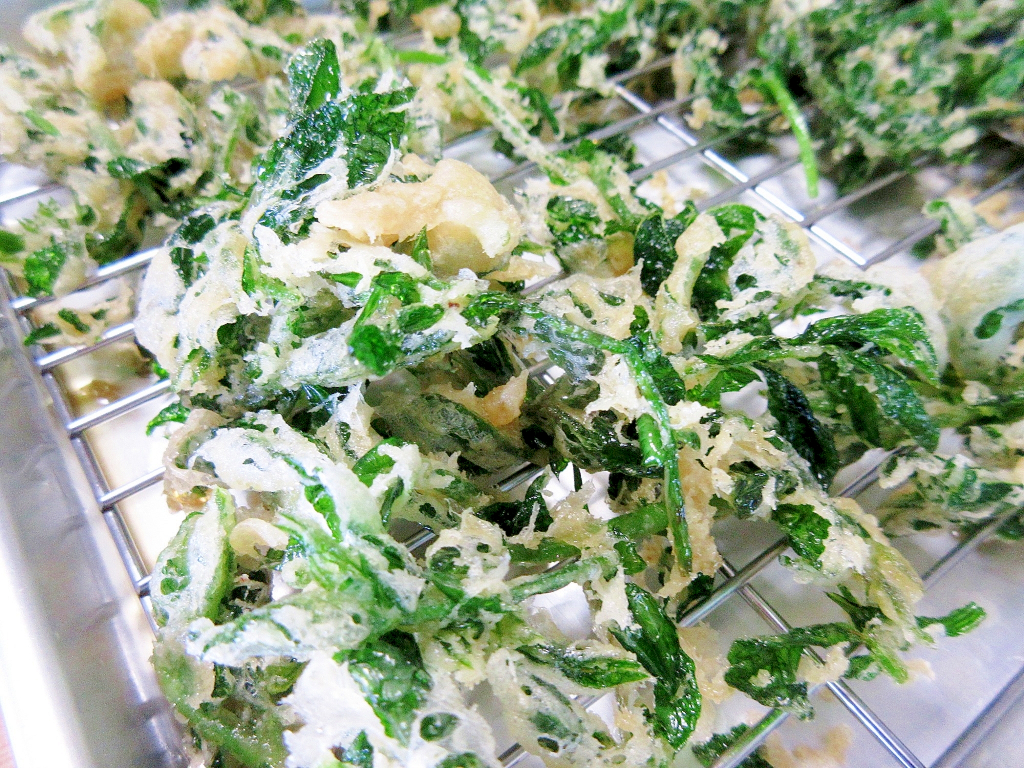 あずき菜の天ぷら レシピ 作り方 By Miashimatora 楽天レシピ