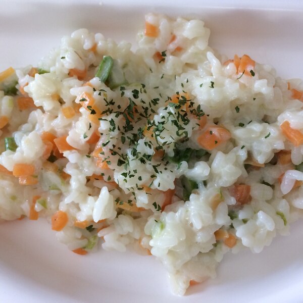 幼児食 アスパラと人参のリゾット レシピ 作り方 By しもゆい 楽天レシピ 幼児食 アスパラと人参のリゾット レシピ 作り方 By しもゆい 楽天レシピ