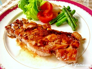 バルサミコ醤油ソース De 絶品ポークソテー レシピ 作り方 By グルヤマ 楽天レシピ