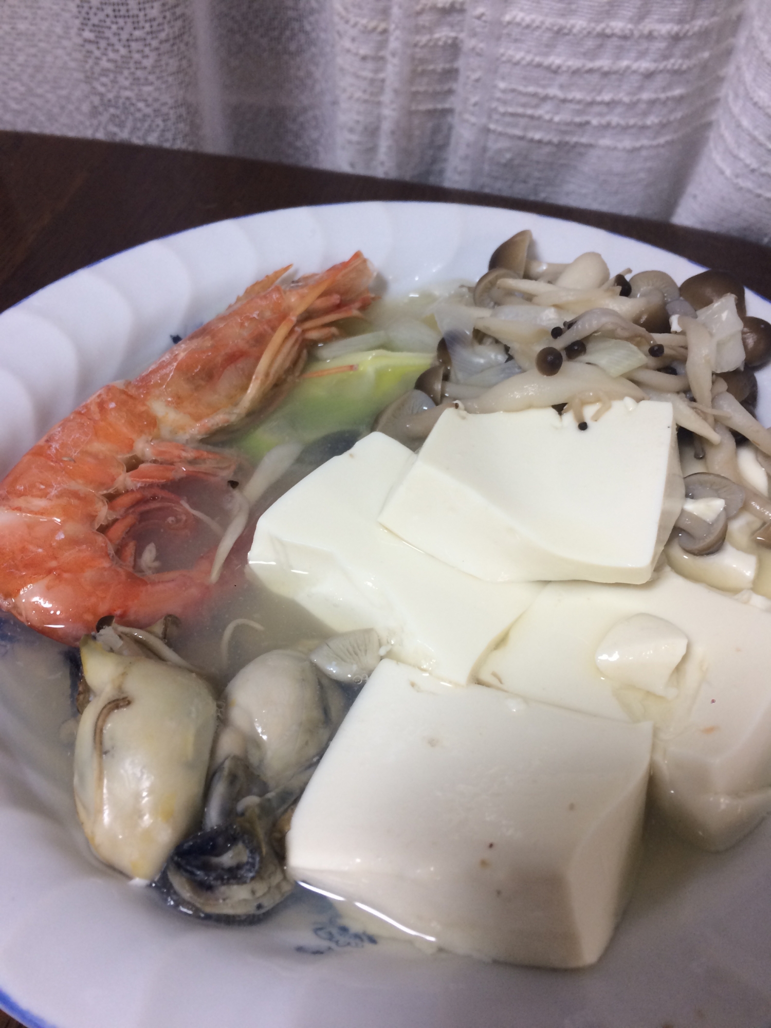 魚介で美味しい豆腐