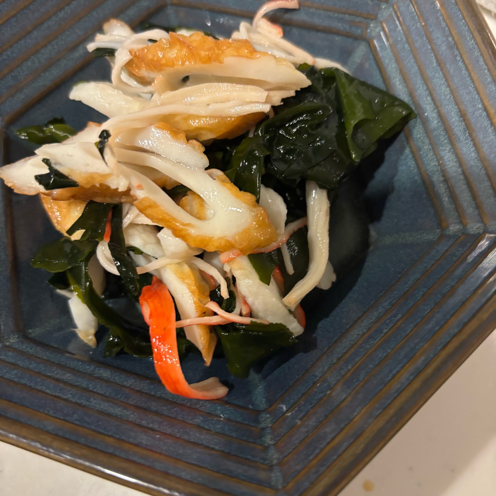 ちくわわかめの酢の物