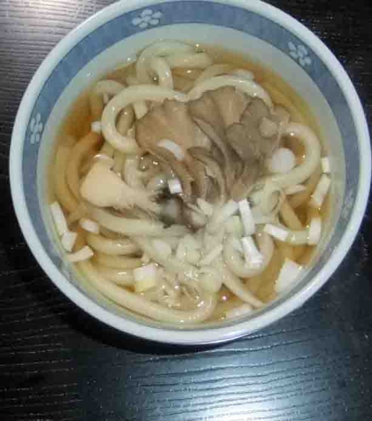 舞茸入りうどん