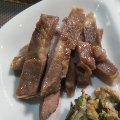超簡単✨豚ロースの甘辛焼き