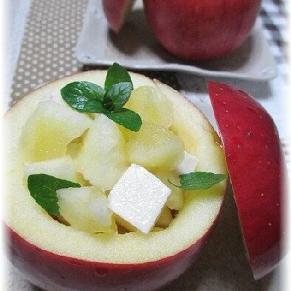 りんごのカップの可愛いデザートサラダ レシピ 作り方 By はなまる子 楽天レシピ りんごのカップの可愛いデザートサラダ レシピ 作り方 By はなまる子 楽天レシピ