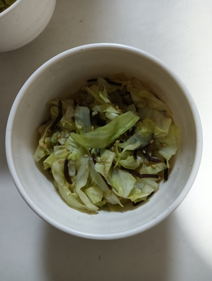 塩昆布で簡単!! キャベツナムル♪