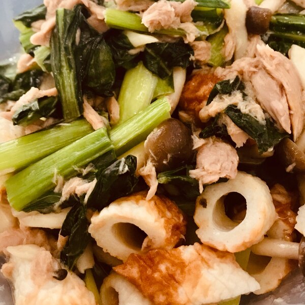 ごま油香る 小松菜とツナの中華炒め レシピ 作り方 By ぱた子 楽天レシピ ごま油香る 小松菜とツナの中華炒め レシピ 作り方 By ぱた子 楽天レシピ