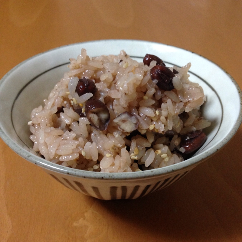 炊飯器で簡単♪お赤飯