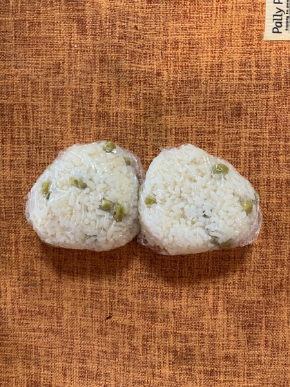 お塩の加減がちょうどいい！豆ご飯