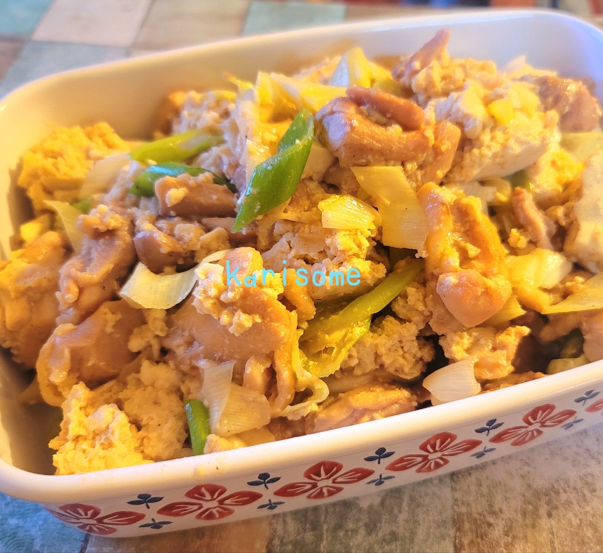 鶏ももと豆腐の照り焼き♪♪【作り置き】