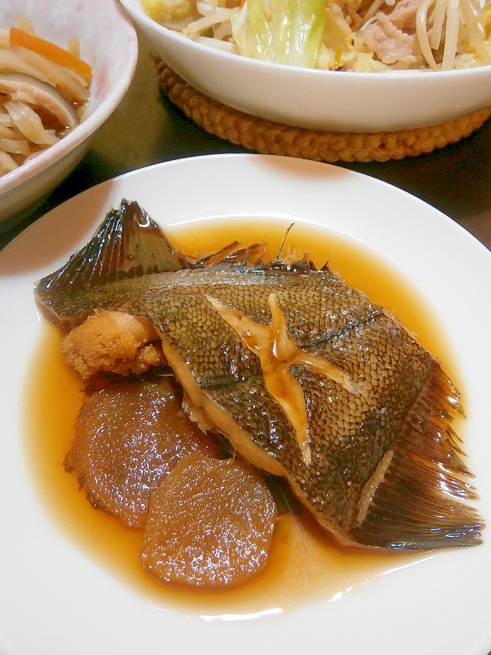 簡単なのに完璧！カレイの煮付け
