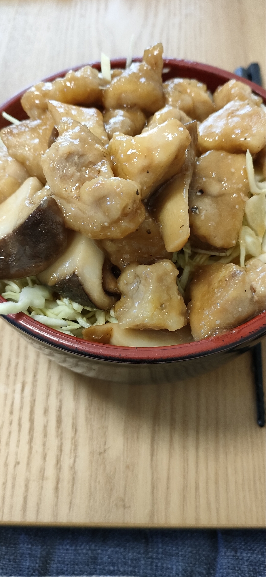 鶏の甘酢丼