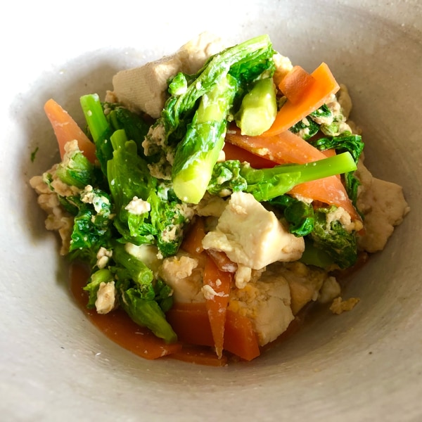 お花見やお弁当にも 菜の花と豆腐の卵とじ レシピ 作り方 By きのこのみみ 楽天レシピ お花見やお弁当にも 菜の花と豆腐の卵とじ レシピ 作り方 By きのこのみみ 楽天レシピ