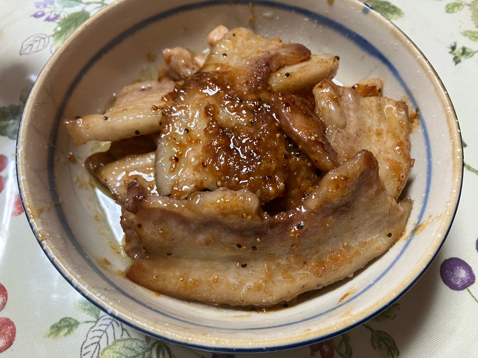 家の調味料でグリーンコープの味！豚バラ味噌焼き！