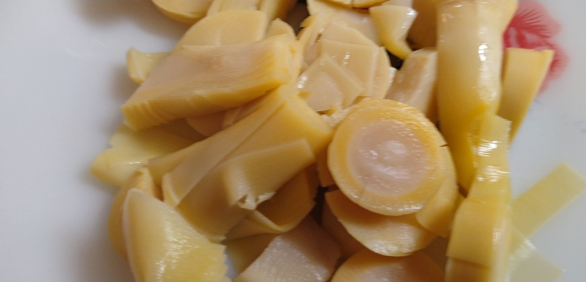 活力なべで、新鮮!朝採り筍のお刺身