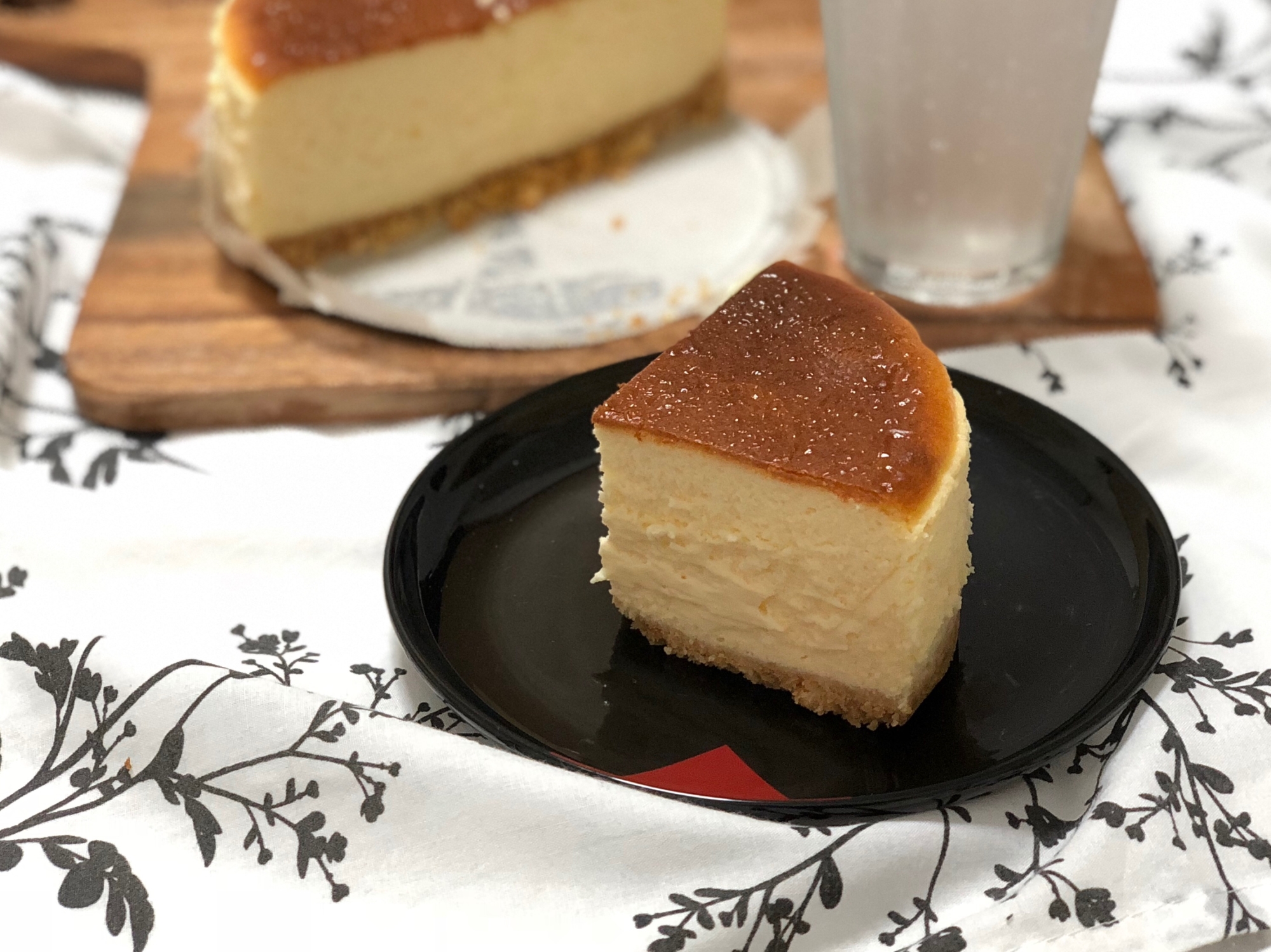 手軽にミキサーで混ぜて焼く チーズケーキ ♪
