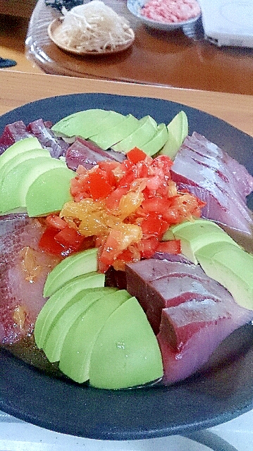 甘夏トマトのカルパッチョソース