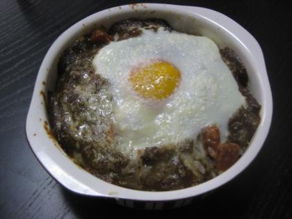 残ったカレーで☆焼きカレー☆