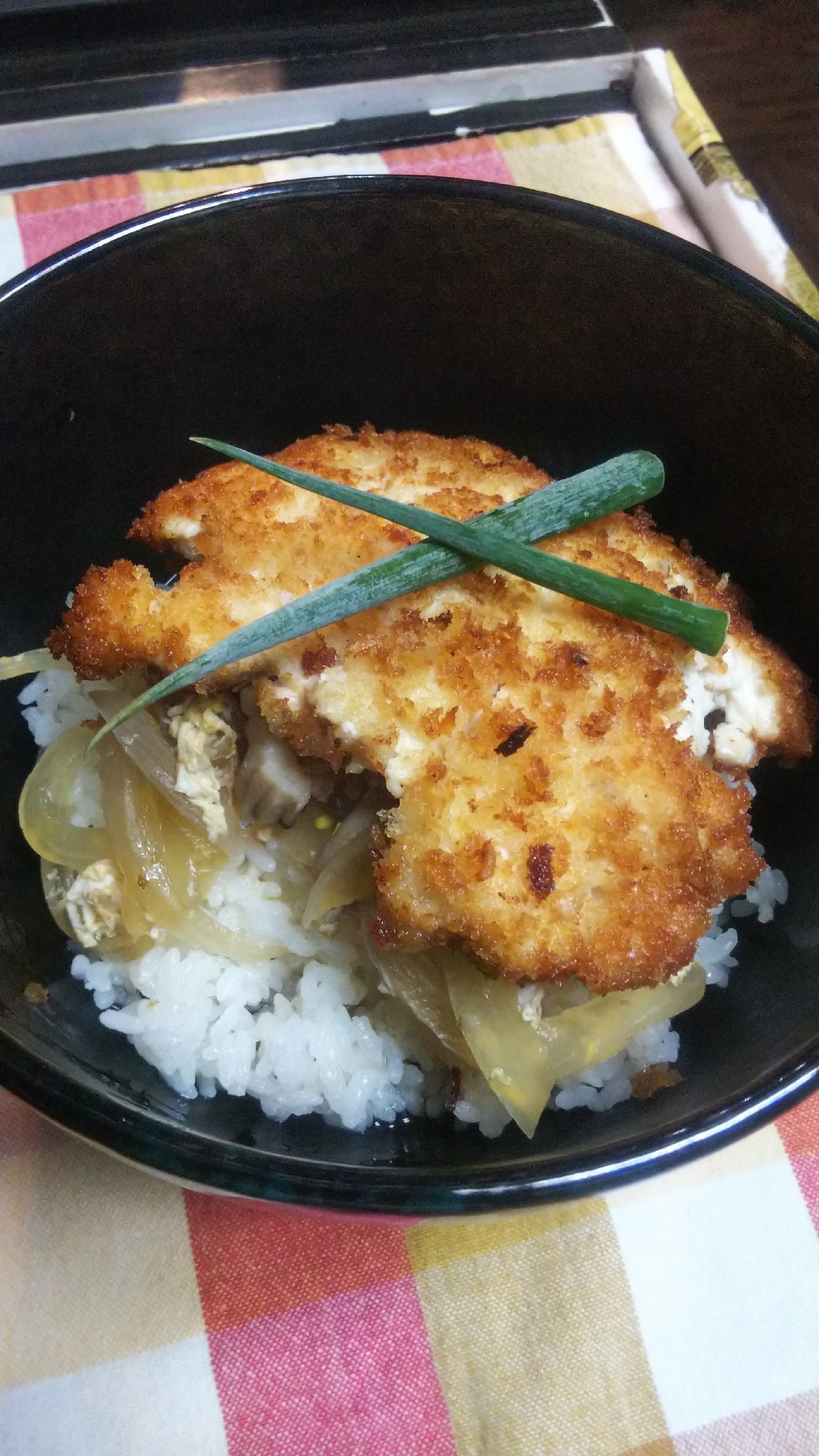 簡単に揚がる☆チキンカツ丼