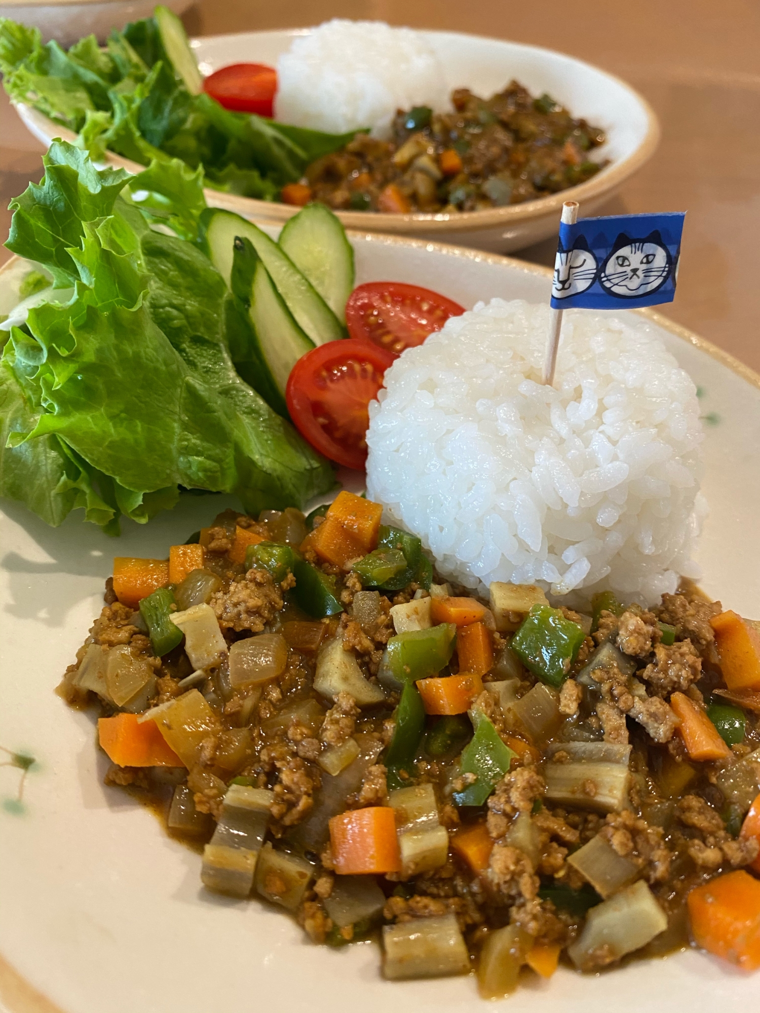 シャキシャキ キーマカレー