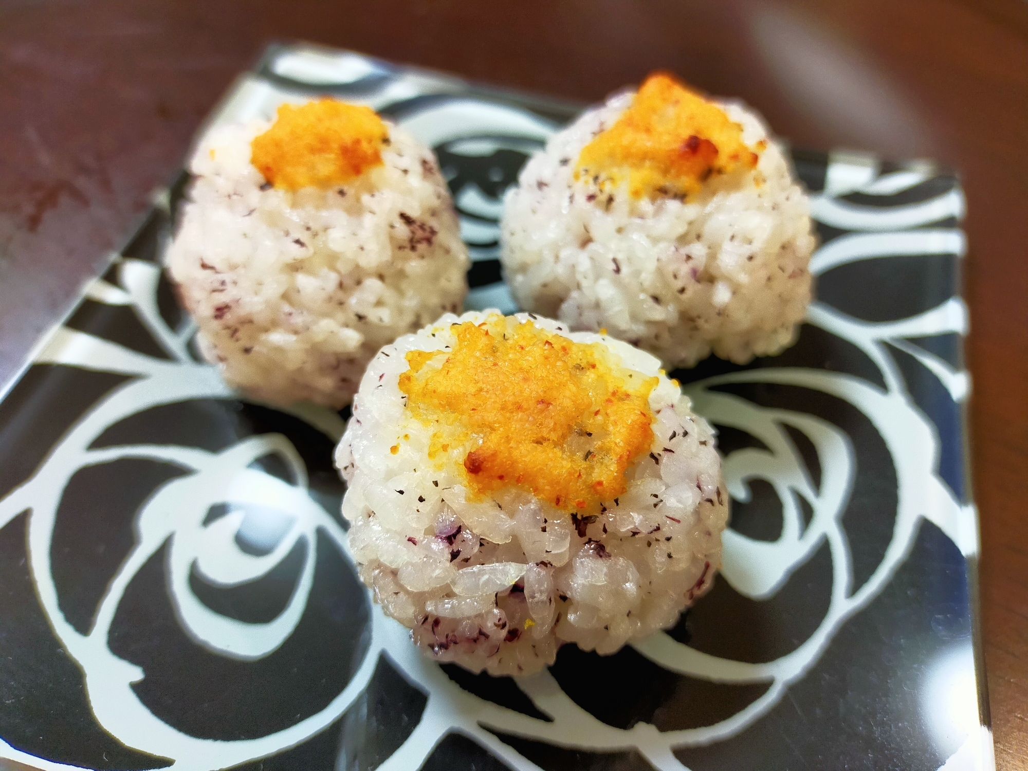 コロコロ☆ゆかり明太焼きおにぎり