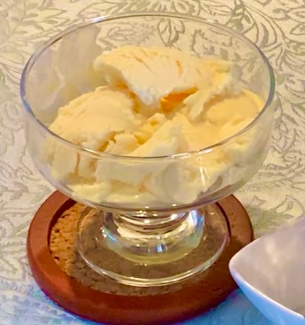 マスカルポーネチーズのアイスクリーム