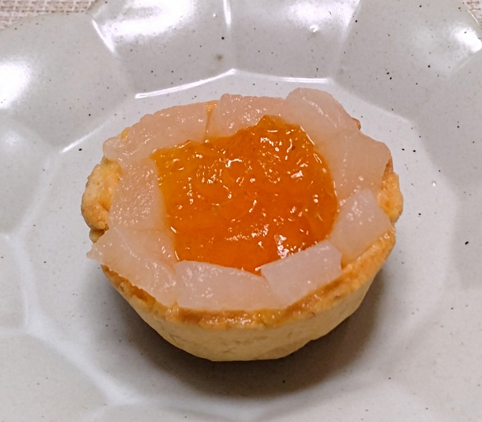 タルト（柿ゼリー＊梨コンポート）