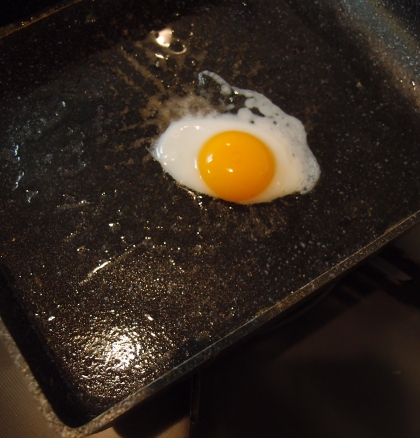 うずらの卵で　☆　ミニミニ目玉焼き