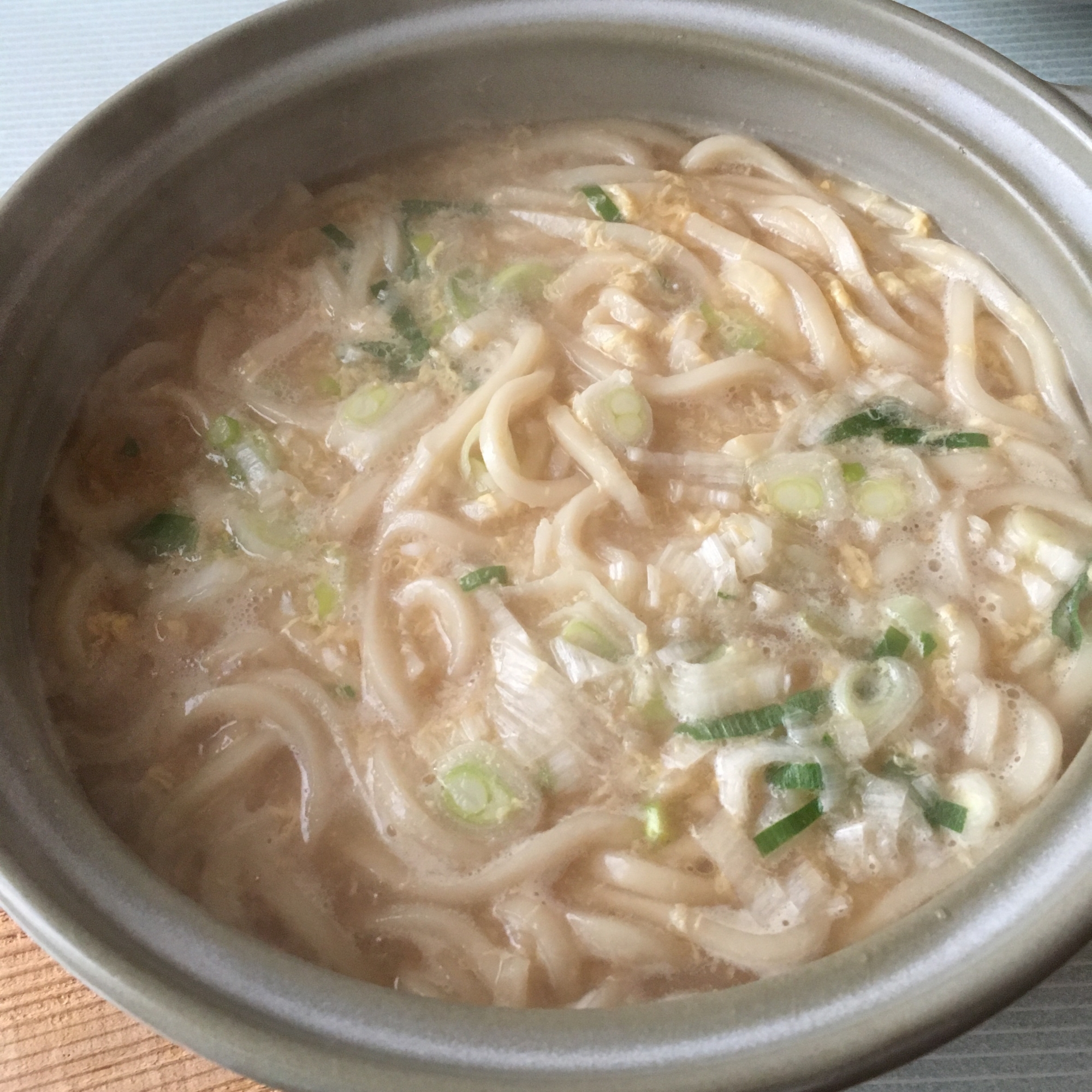 おでんの汁リメイクdeあんかけ玉子うどん♪