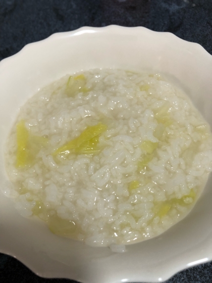 炊飯器で白菜とろとろ♥「白菜の中華粥」