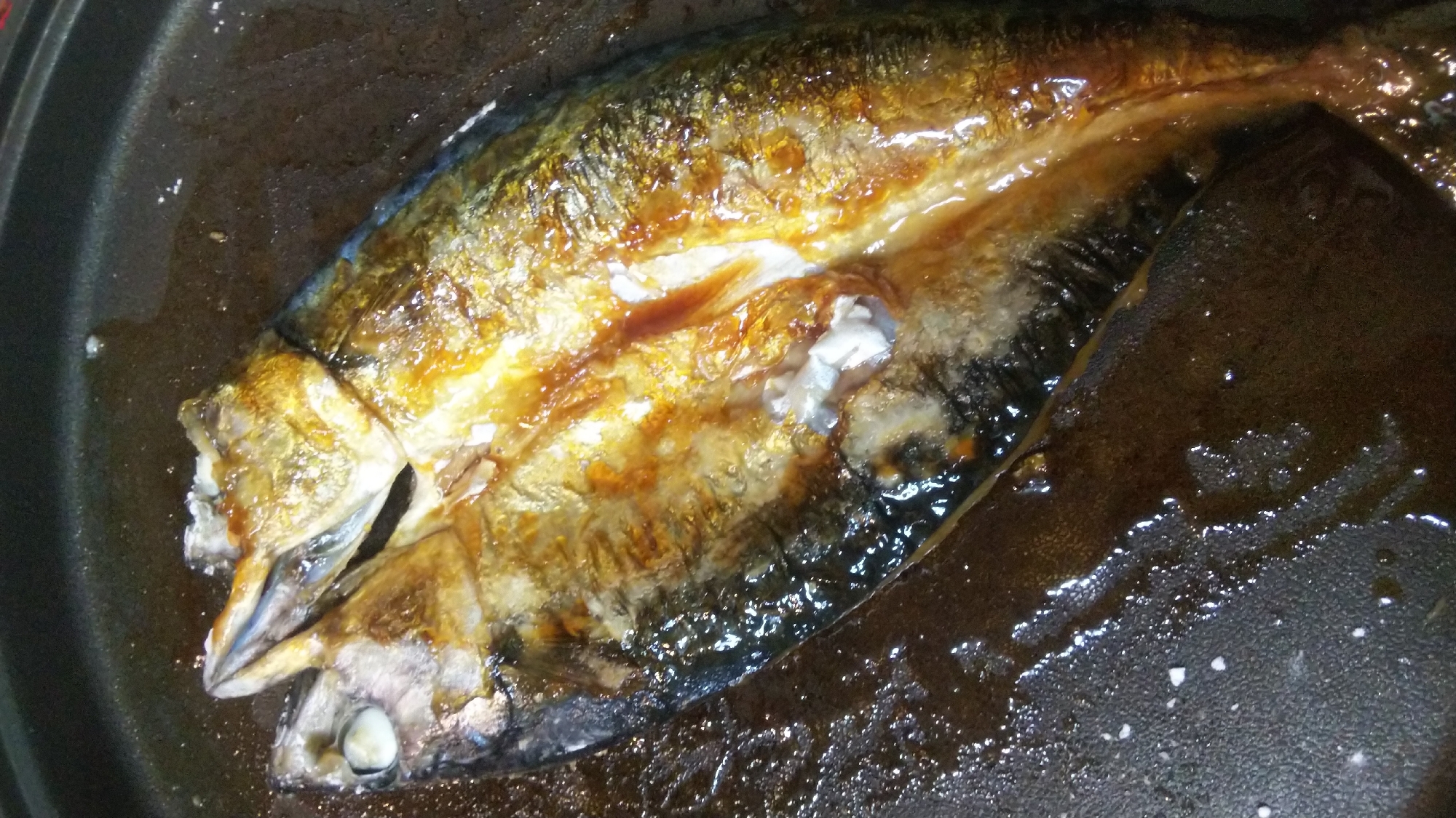 ホットプレートで☆魚の蒲焼き