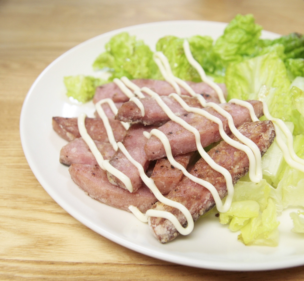 ビールのおともに♡竜田揚げ風ハム