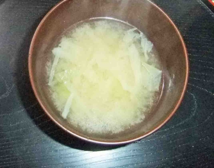簡単✿椎茸＆キャベツの味噌汁✿