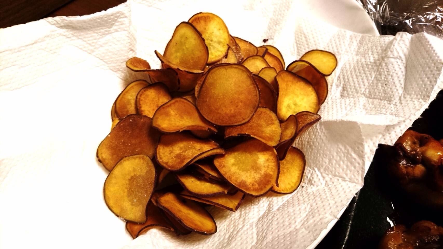 パリパリ止まらないさつまいもチップス レシピ 作り方 By しまゆず 楽天レシピ