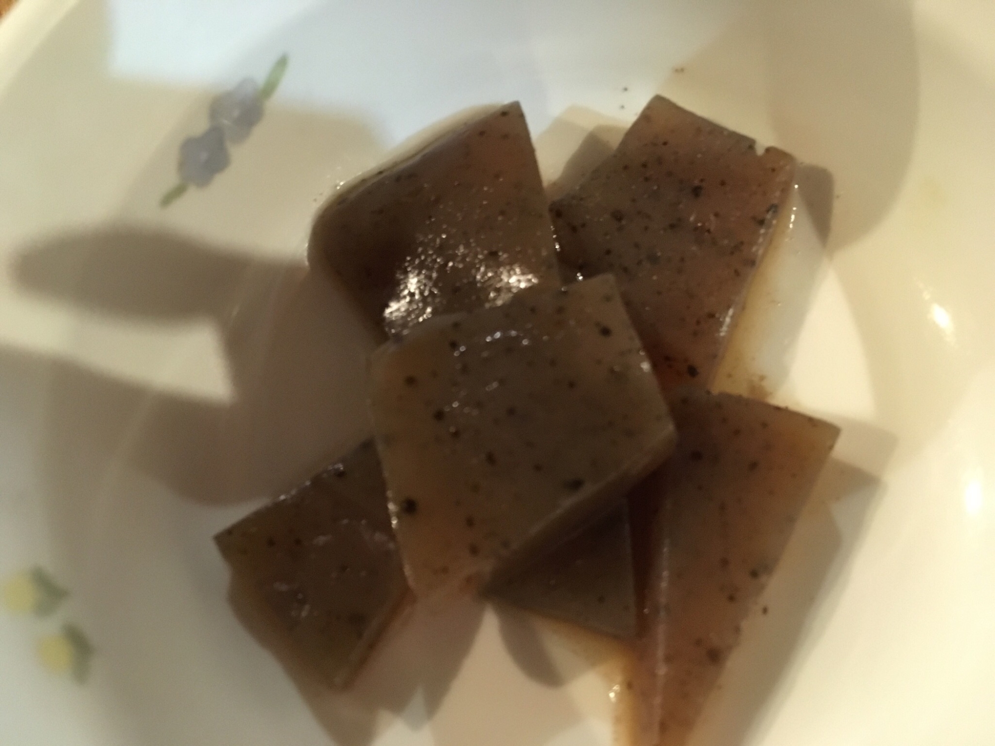 こんにゃくのバター醤油炒め