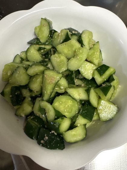 1分で！うまうま胡麻キュウリ