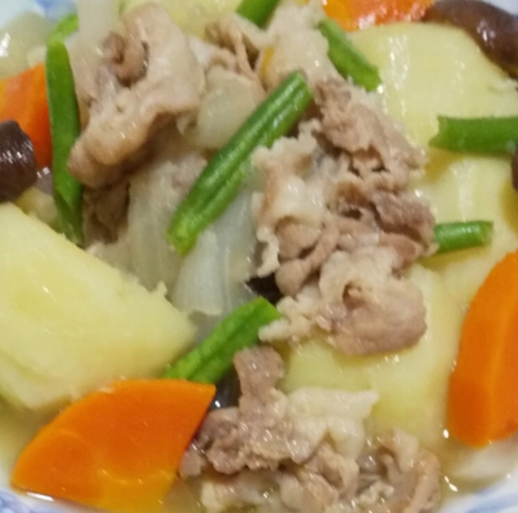 じゃがいも豚肉煮