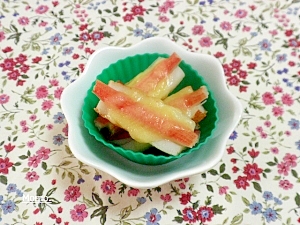 ちくわとかにかまチーズ焼き