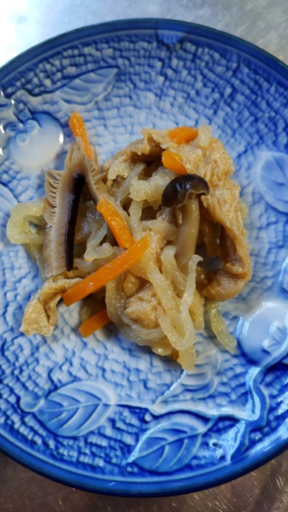 我が家の切り干し大根の煮物