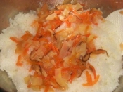 牛乳パックdeサーモンの花咲く お花見散らし寿司 レシピ 作り方 By ブルーボリジ 楽天レシピ