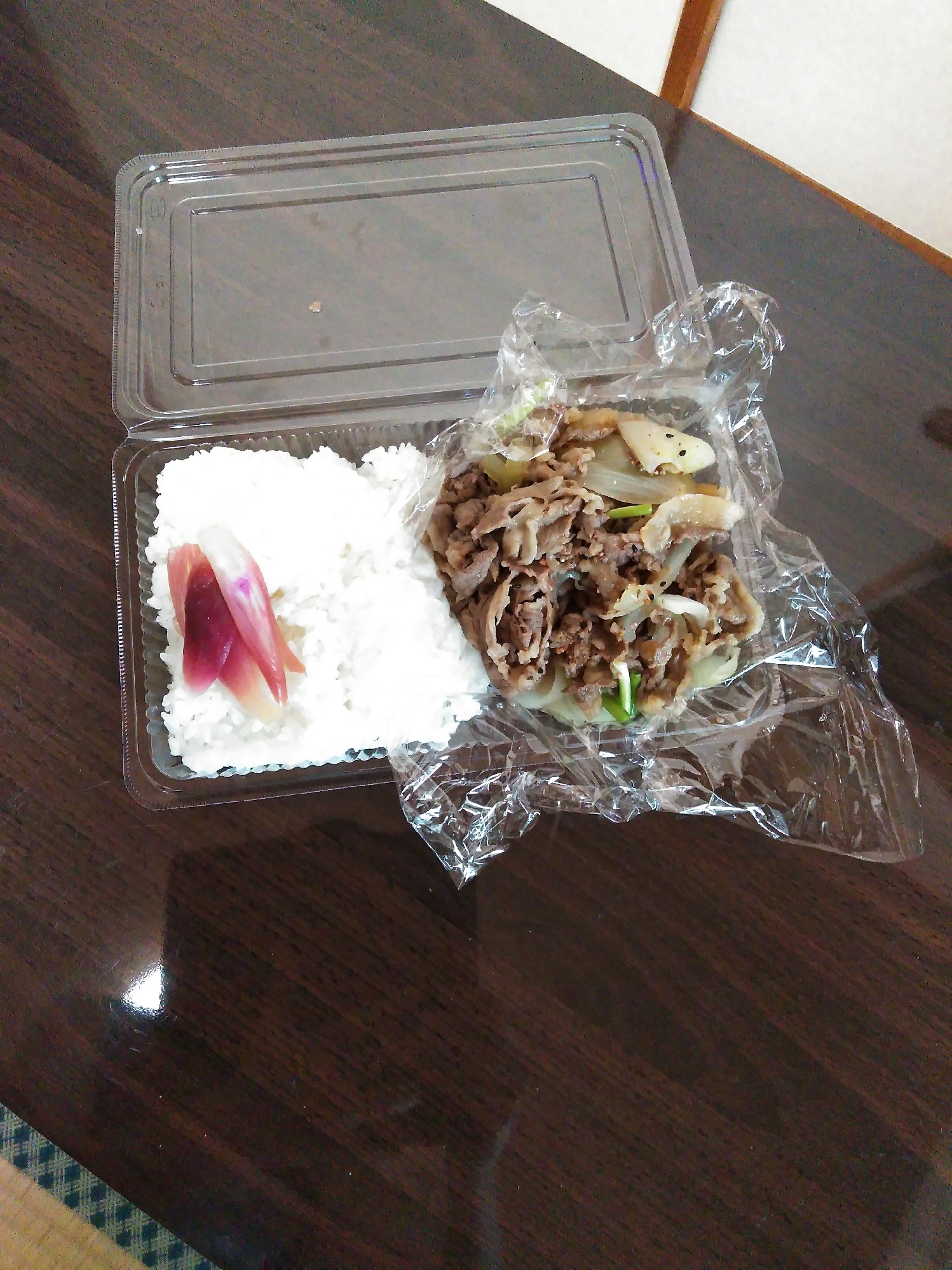 かんたん肉弁当