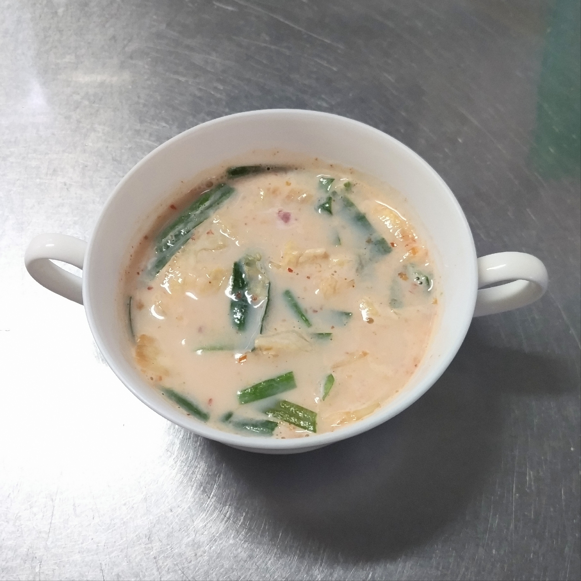 豆乳キムチスープ