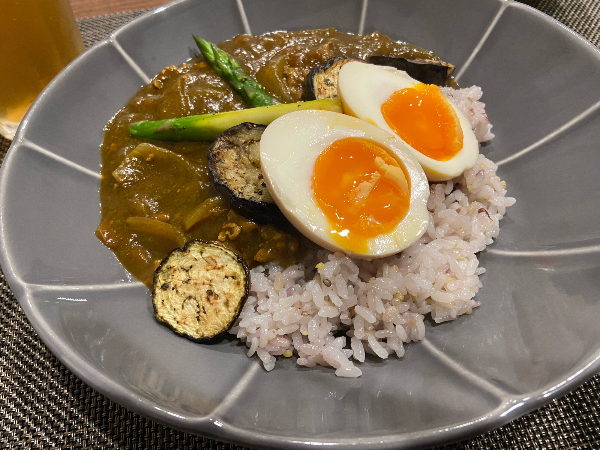 ほうれん草トマトカレー