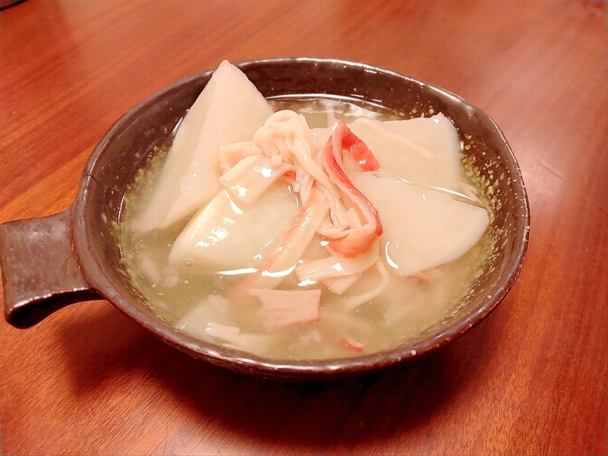 調味料はひとつだけ★かぶのカニカマあんかけ