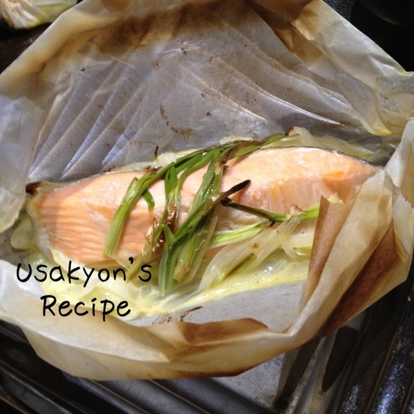 簡単なのに見栄え 鮭の奉書包み焼き風 レシピ 作り方 By うさきょん2336 楽天レシピ 簡単なのに見栄え 鮭の奉書包み焼き風 レシピ 作り方 By うさきょん2336 楽天レシピ